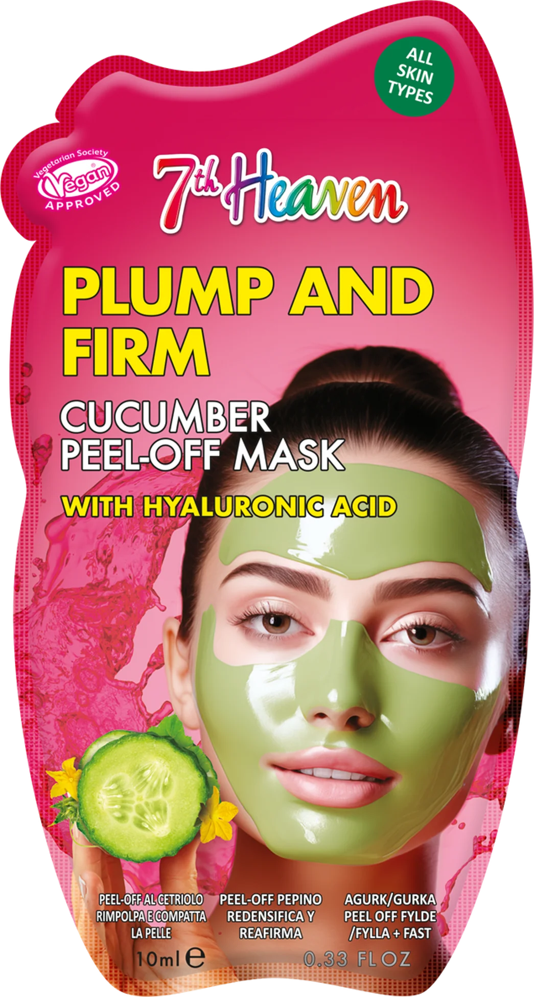 7TH Heaven Cucumber Peel-Off With Hyaluronic Acid 10ml