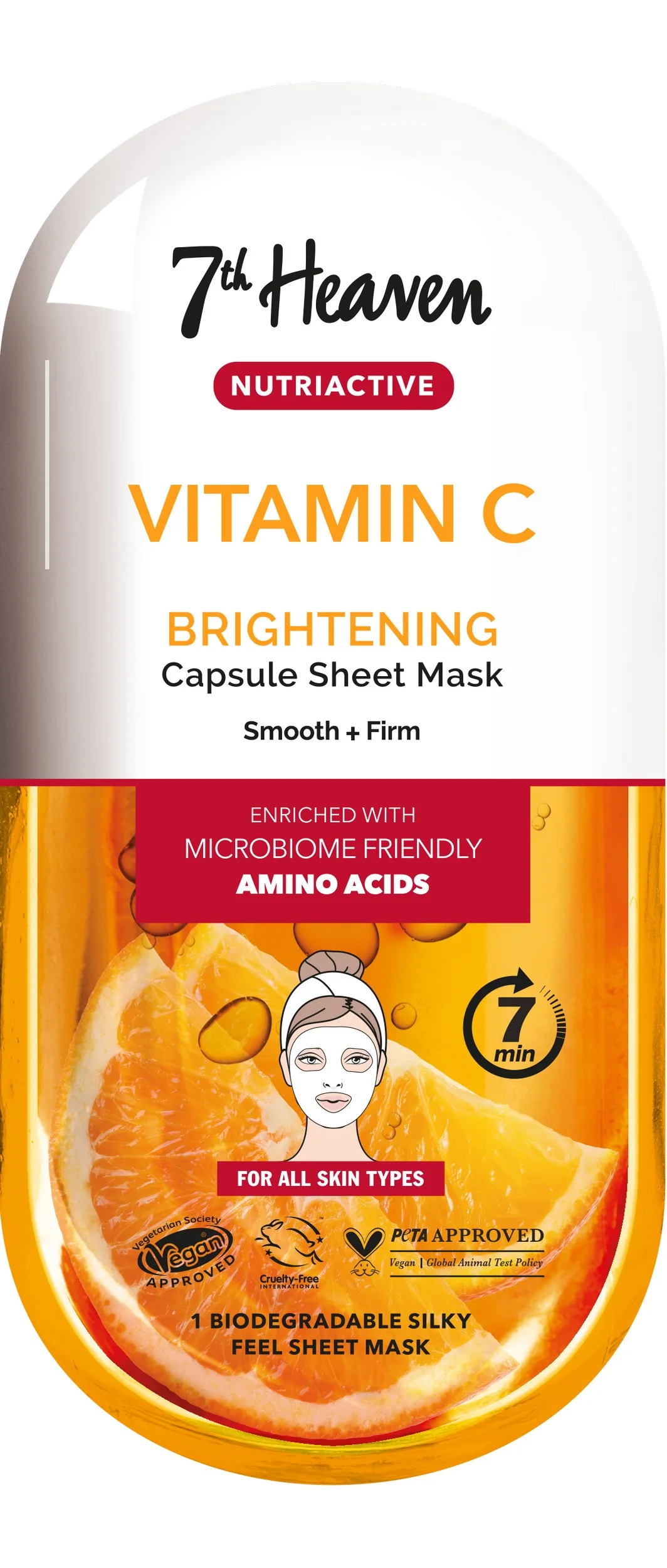 7th Heaven Nutriactive Vitamin C Sheet Mask
