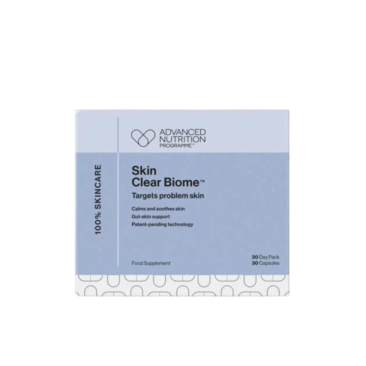 Advanced Nutrition Programme Skin Clear Biome 30 Capsules