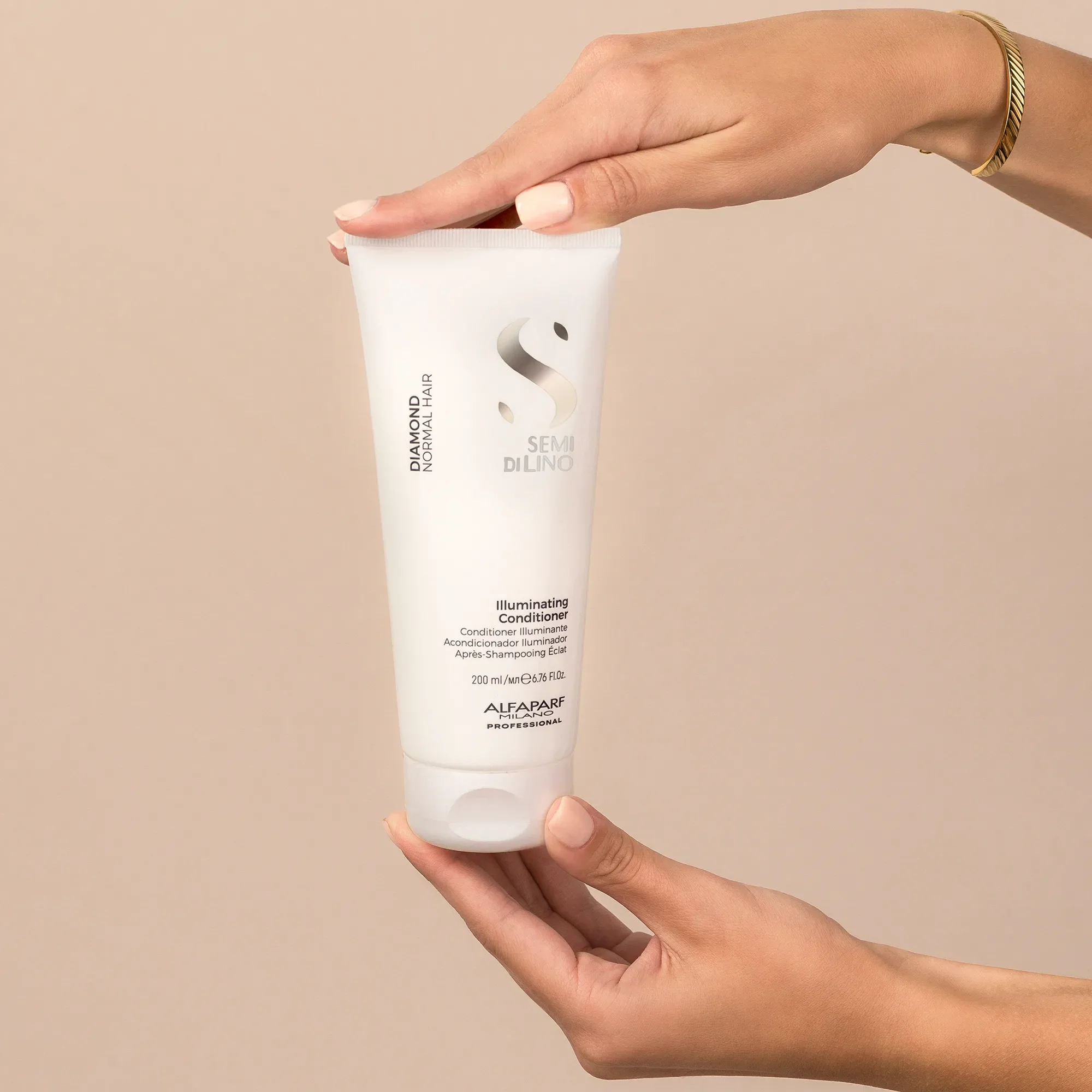 Alfaparf Semi Di Lino Diamond Illuminating Conditioner 200ML - Image 3