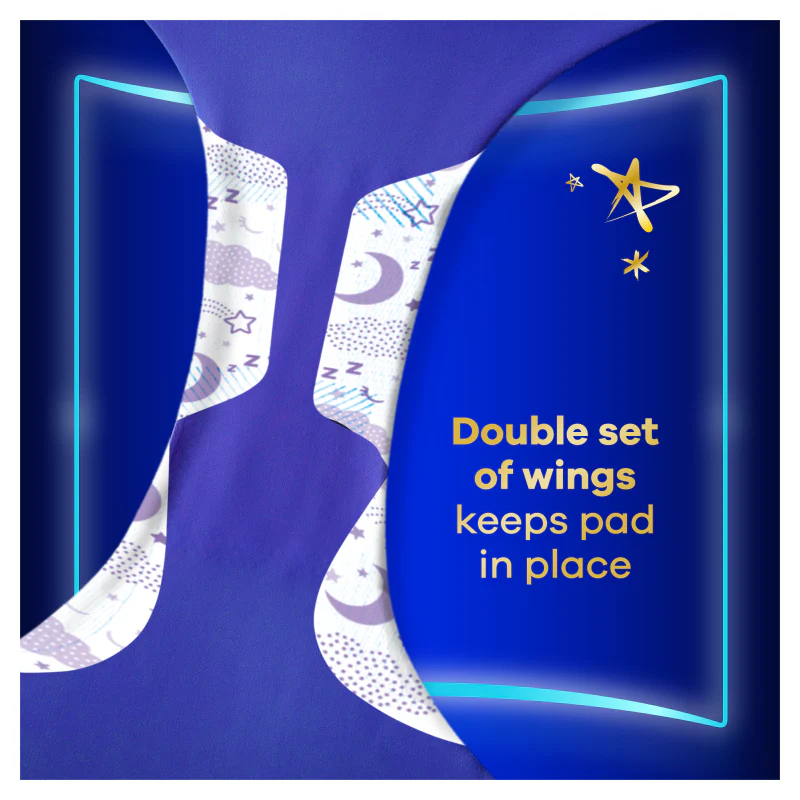 Always Size 6 Ultra Night Sanitary Towels with Wings 12 Pack - Image 5