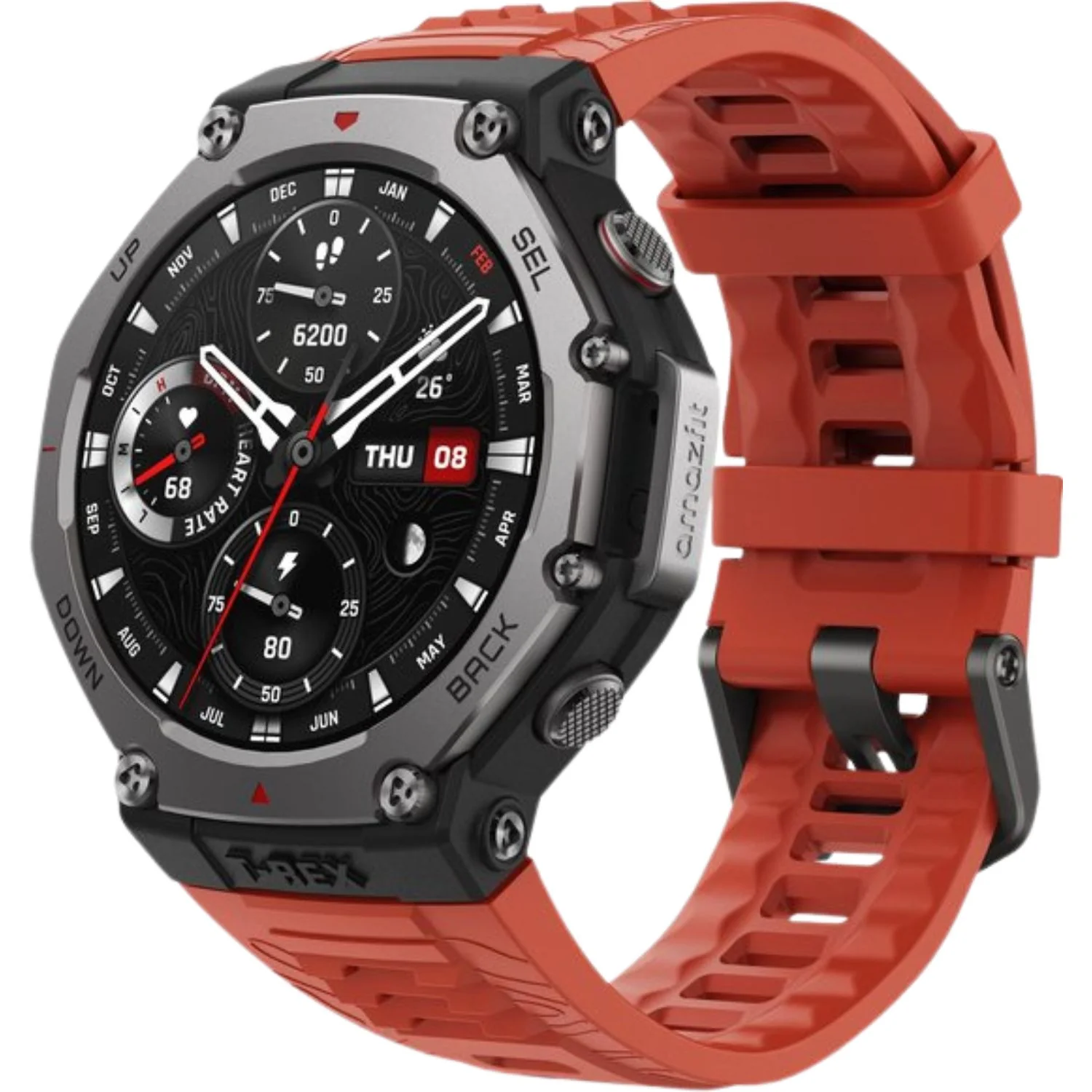 Amazfit T-Rex 3 Smartwatch – Lava - Image 2