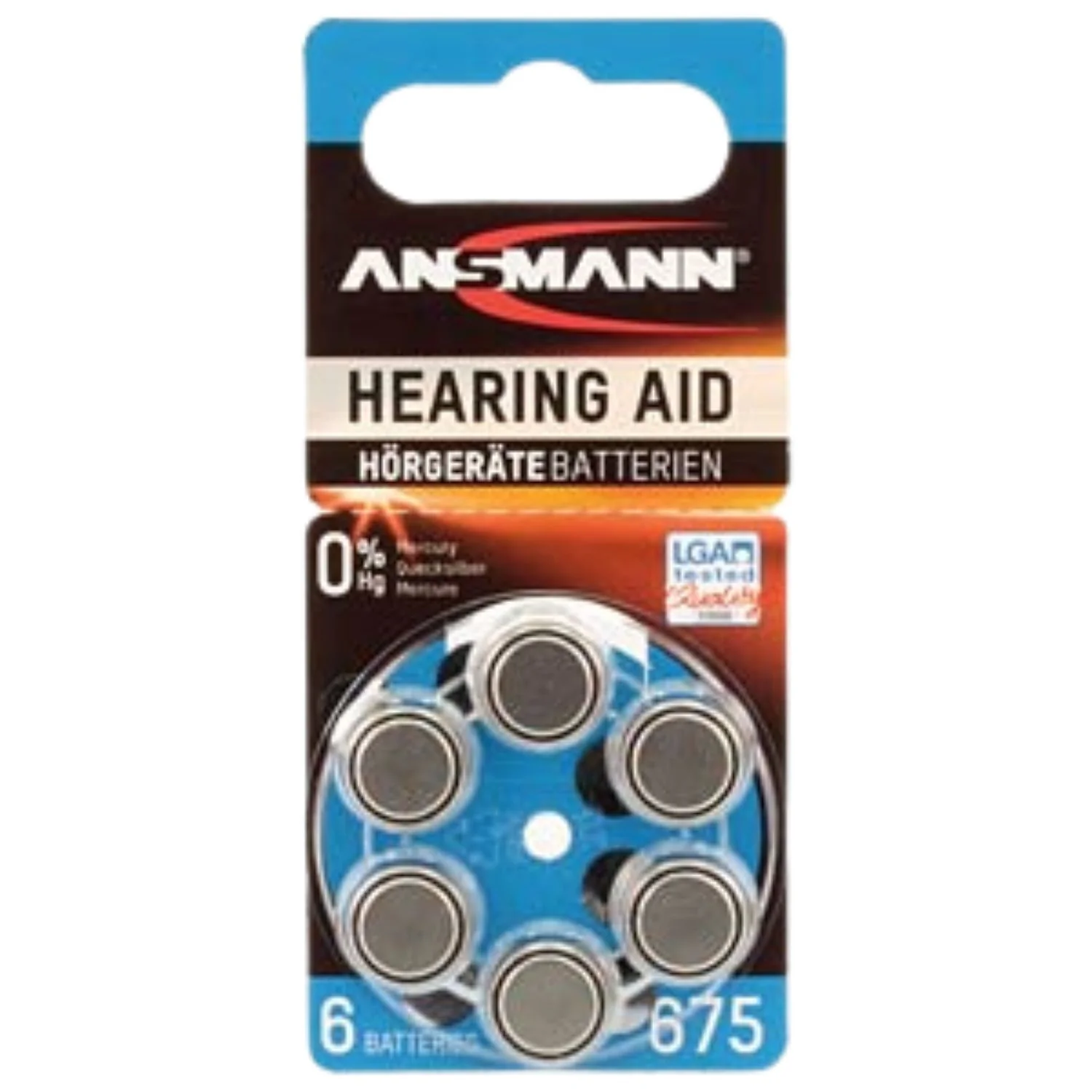 Ansmann Hearing Aid Battery 675