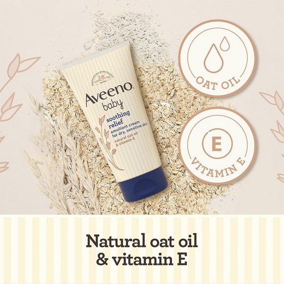 Aveeno Baby Soothing Relief Emollient Cream 150ml - Image 3