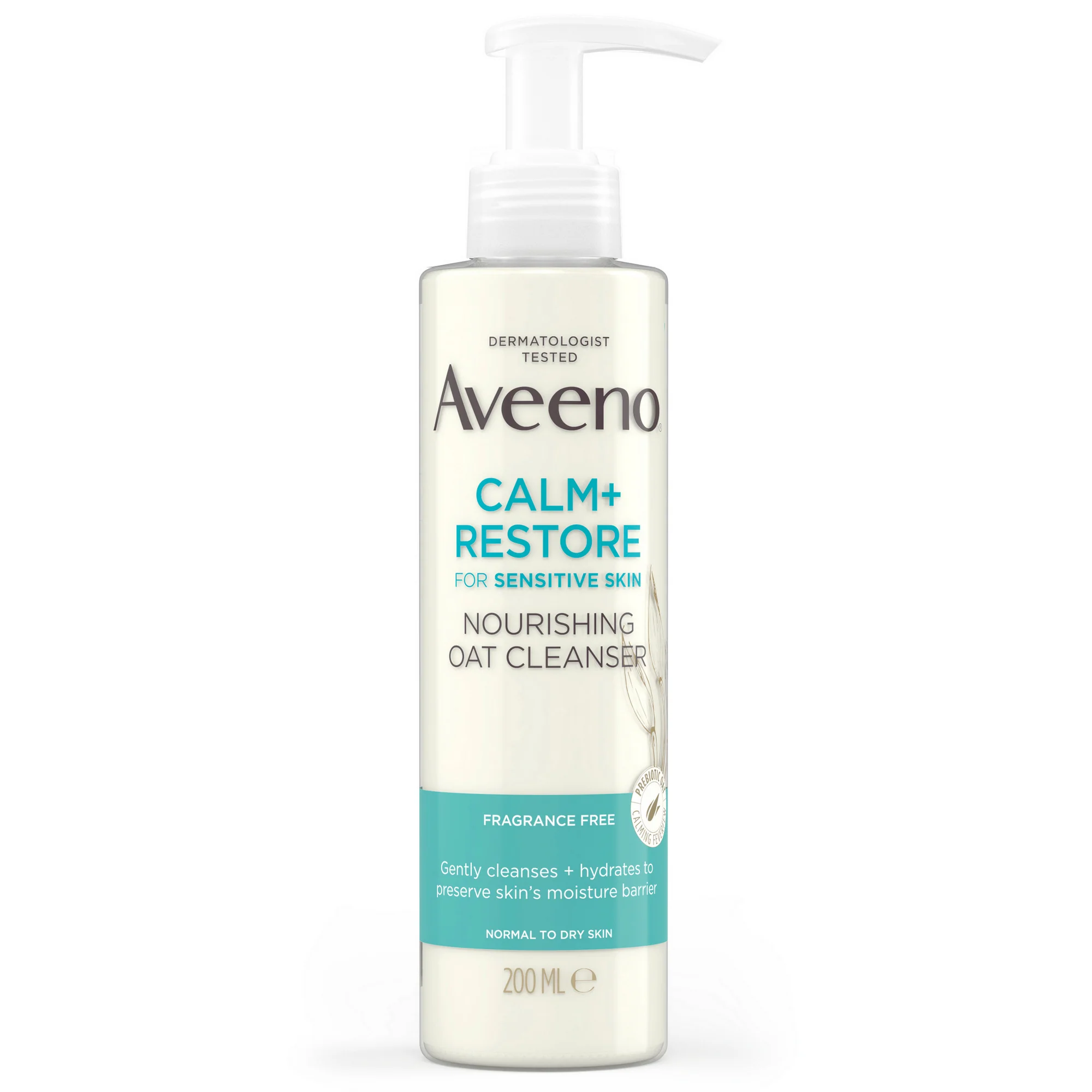 Aveeno Calm + Restore Nourishing Oat Cleanser 200ml