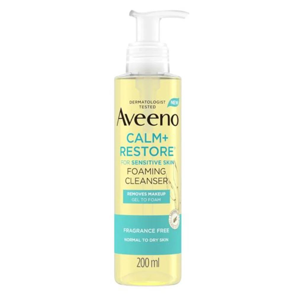 Aveeno Face Calm & Restore Foaming Cleanser 200ml