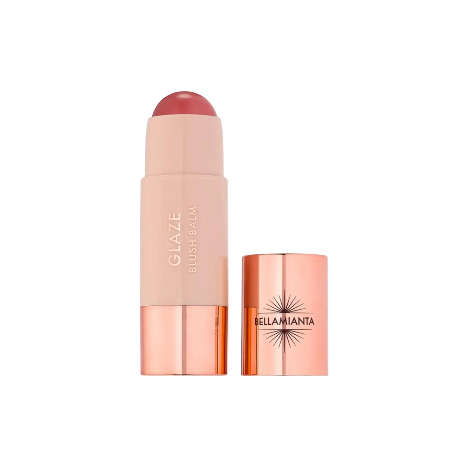 Bellamianta Glaze Blush Balm - Desert Rose