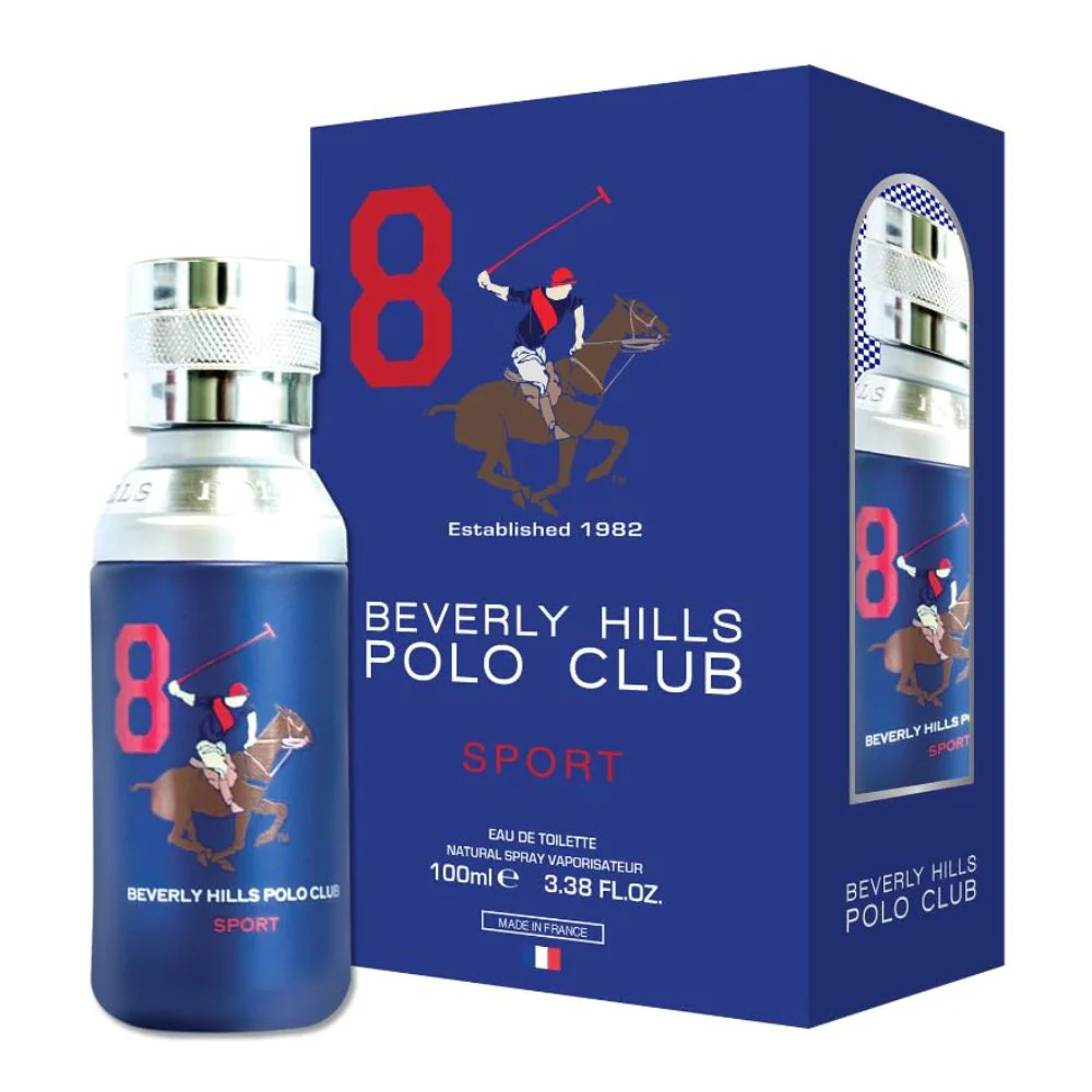 Beverly Hills Polo Club Sport No 8 Eau de Toilette 100ml