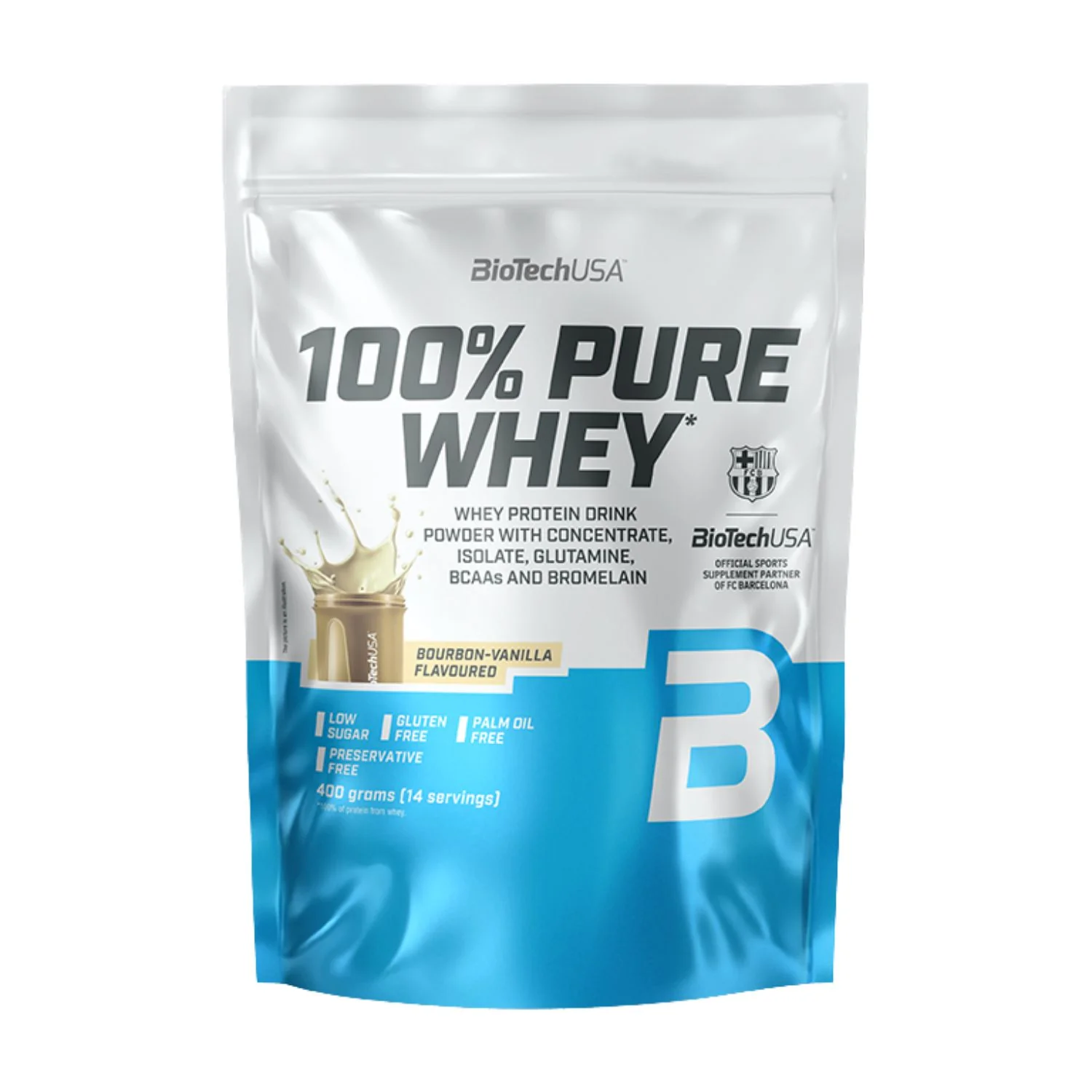 BioTech USA 100% Pure Whey Protein Bourbon Vanilla 400g