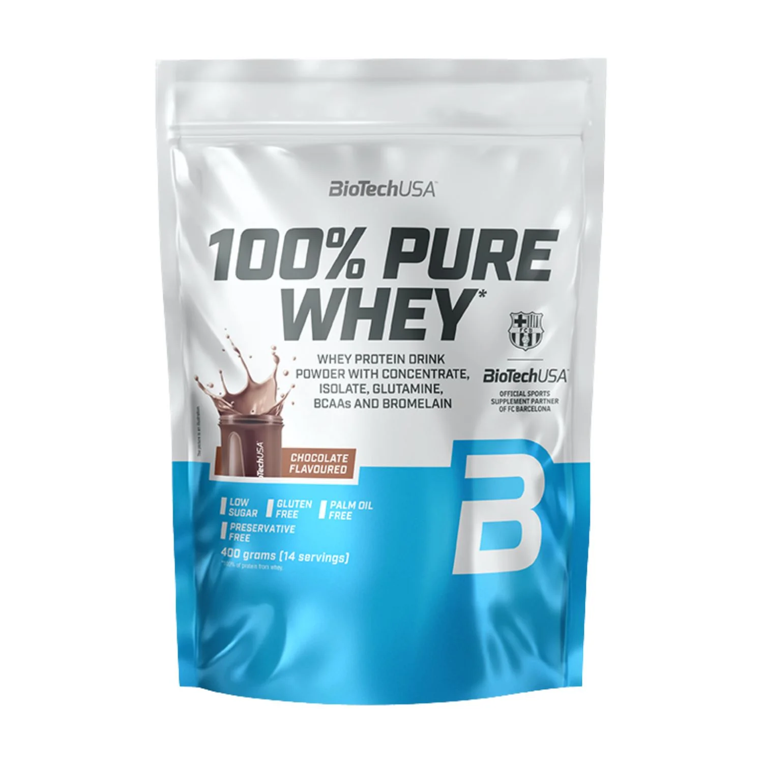 BioTech USA 100% Pure Whey Protein Chocolate 400g