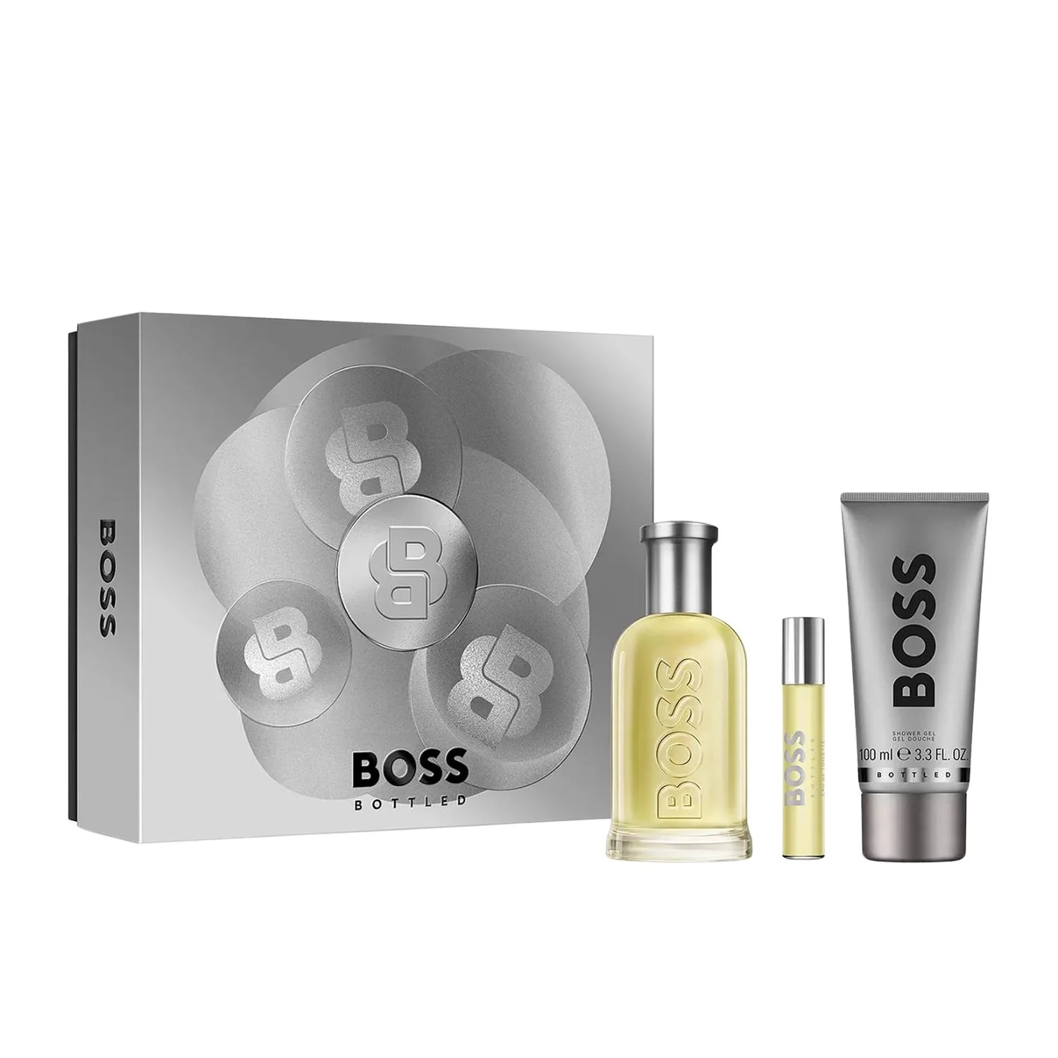 Hugo Boss Bottled Eau de Toilette Trio Gift Set 100ml