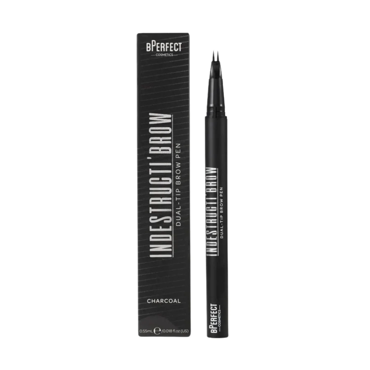 BPerfect Indestructi’Brow Dual-Tip Brow Pen - Charcoal