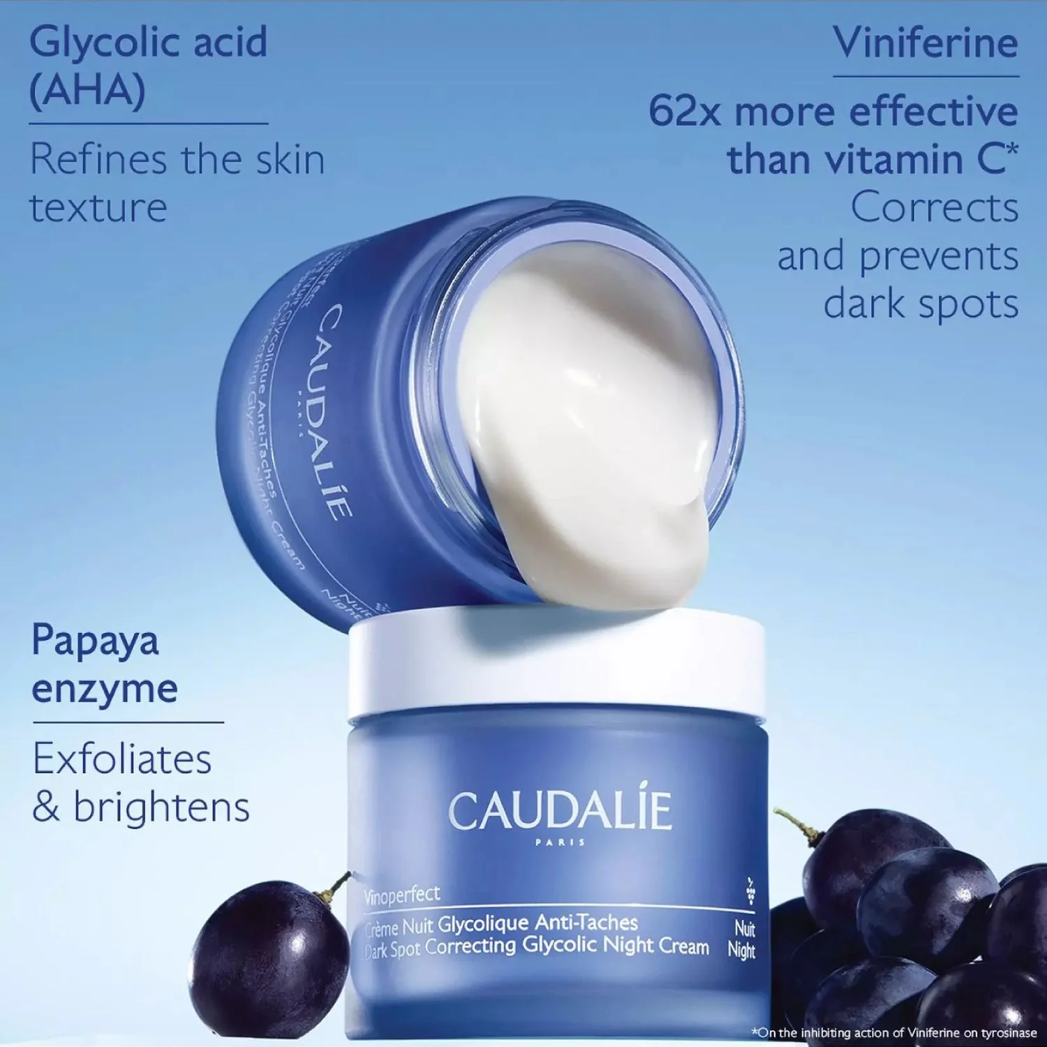 Caudalie Vinoperfect Dark Spot Correcting Glycolic Night Cream - Image 2