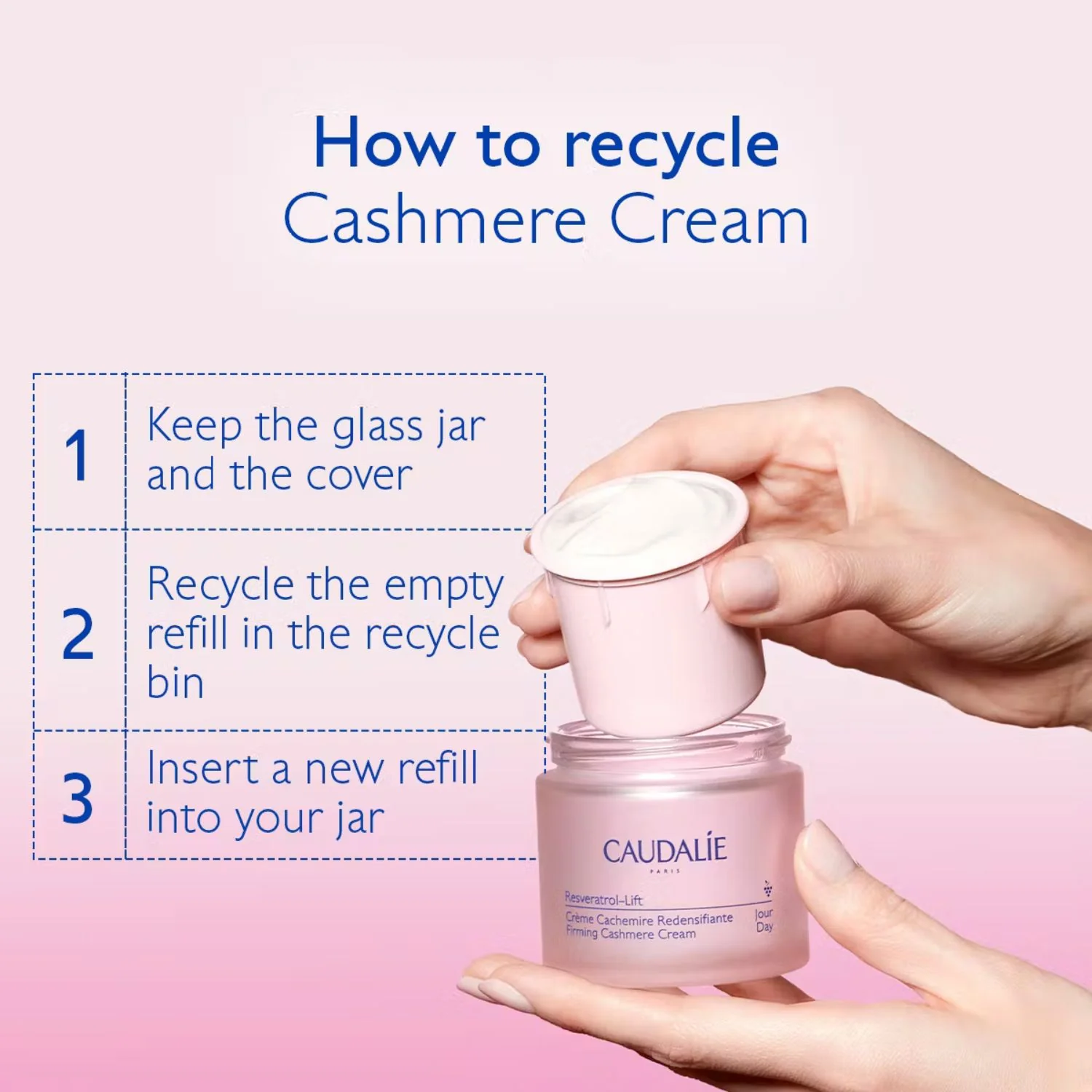 Caudalie Resveratrol-Lift Firming Cashmere Cream Refill - Image 2