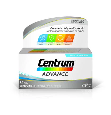 Centrum Advance Multivitamins & Minerals 60 tabs