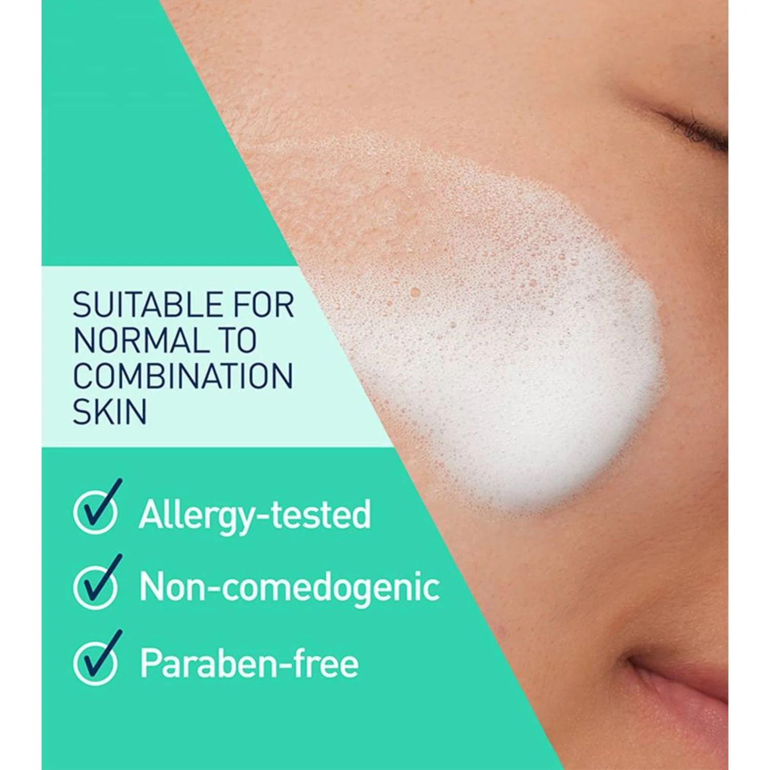 CeraVe Balancing Air Foam Facial Cleanser 150ml - Image 2