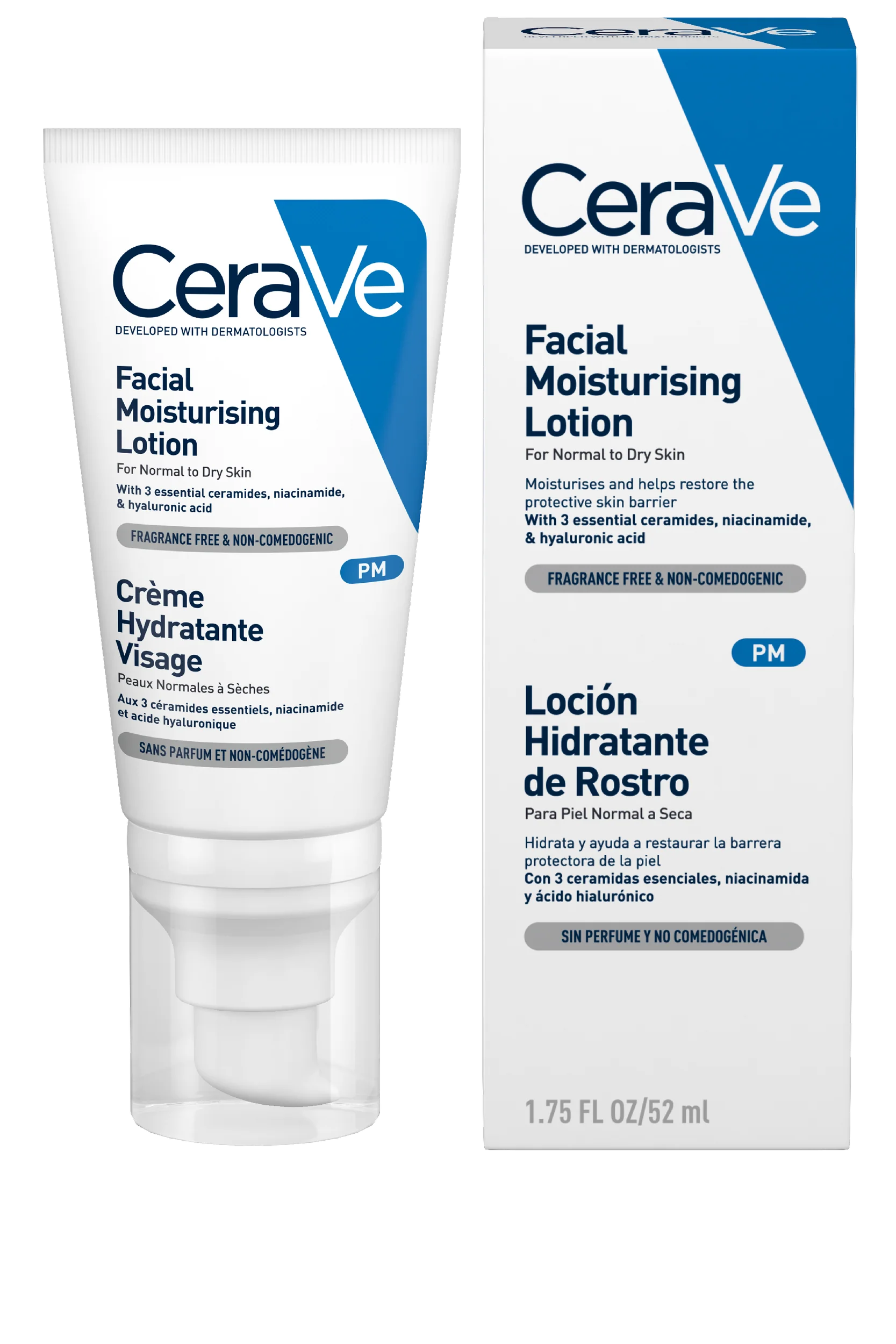 CeraVe PM Facial Moisturising Lotion 52ml