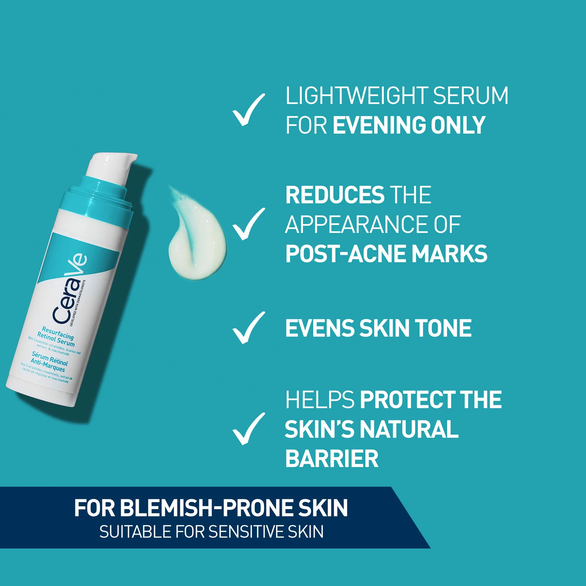 CeraVe Resurfacing Retinol Serum 30ml - Image 3