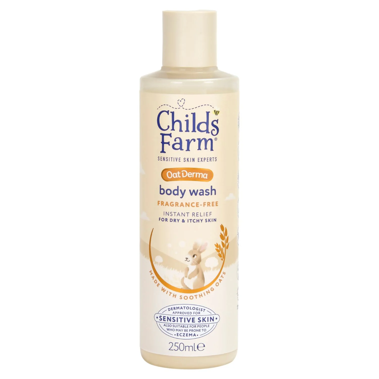 Childs Farm Oatderma Body Wash Fragrance Free 250ml
