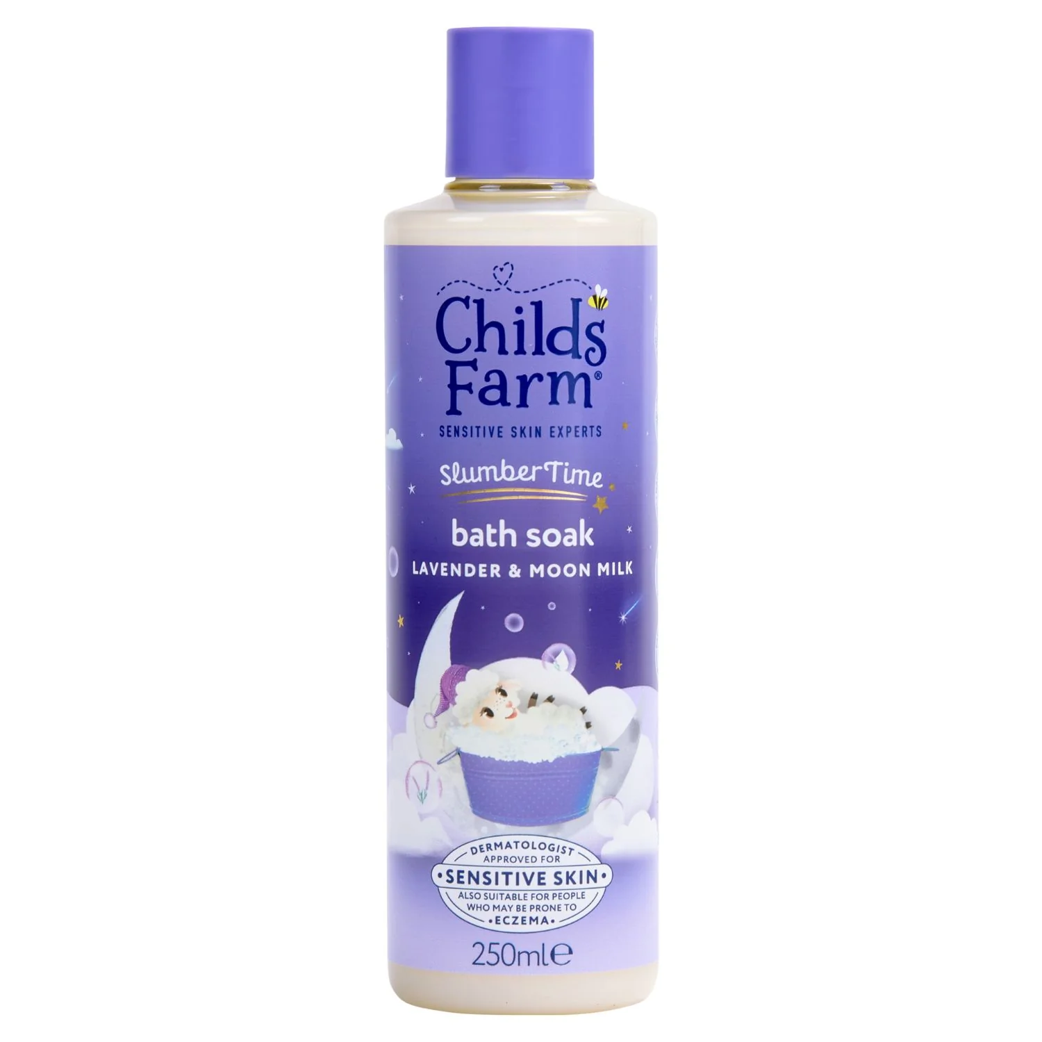 Childs Farm Slumber Bath Soak Lavender & Moon Milk 250ml