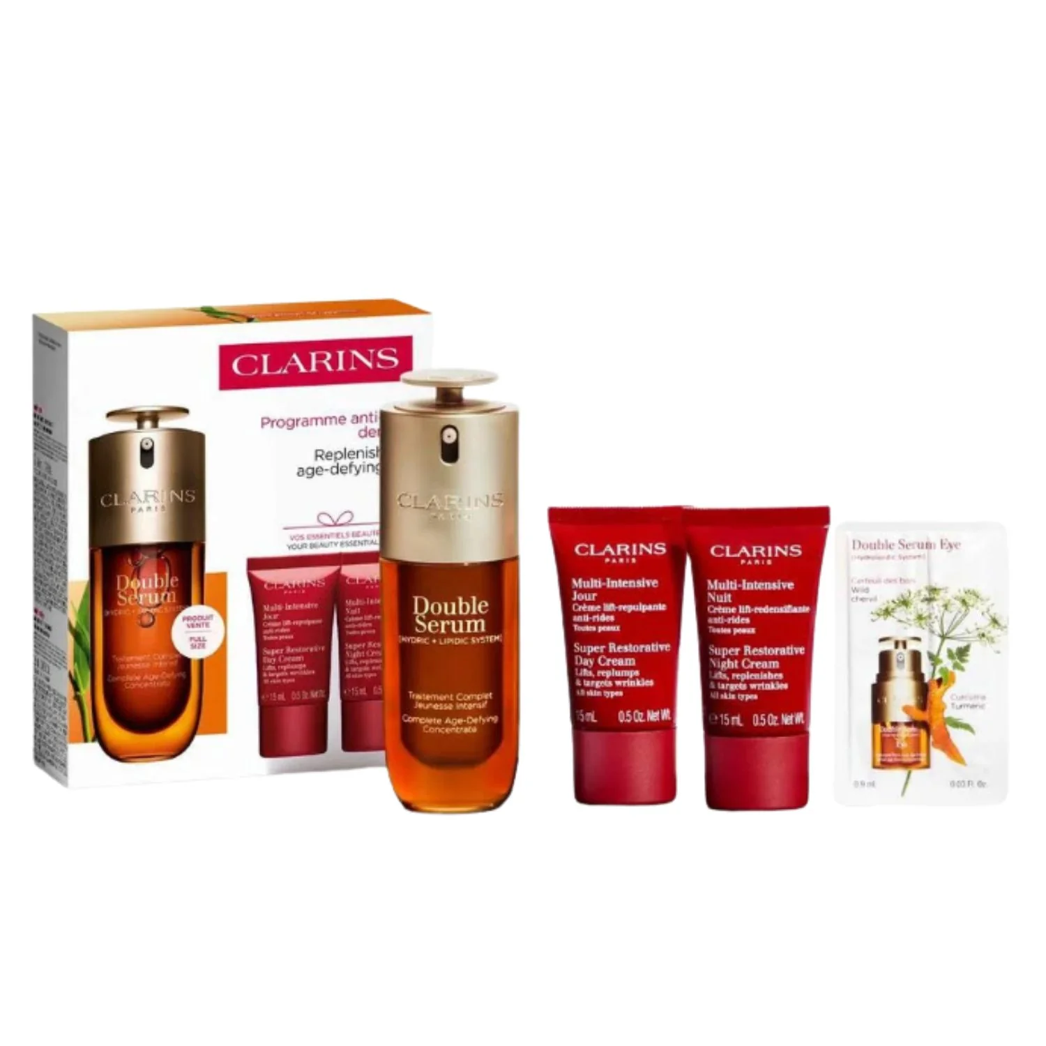 Clarins Double Serum & Super Restorative Set