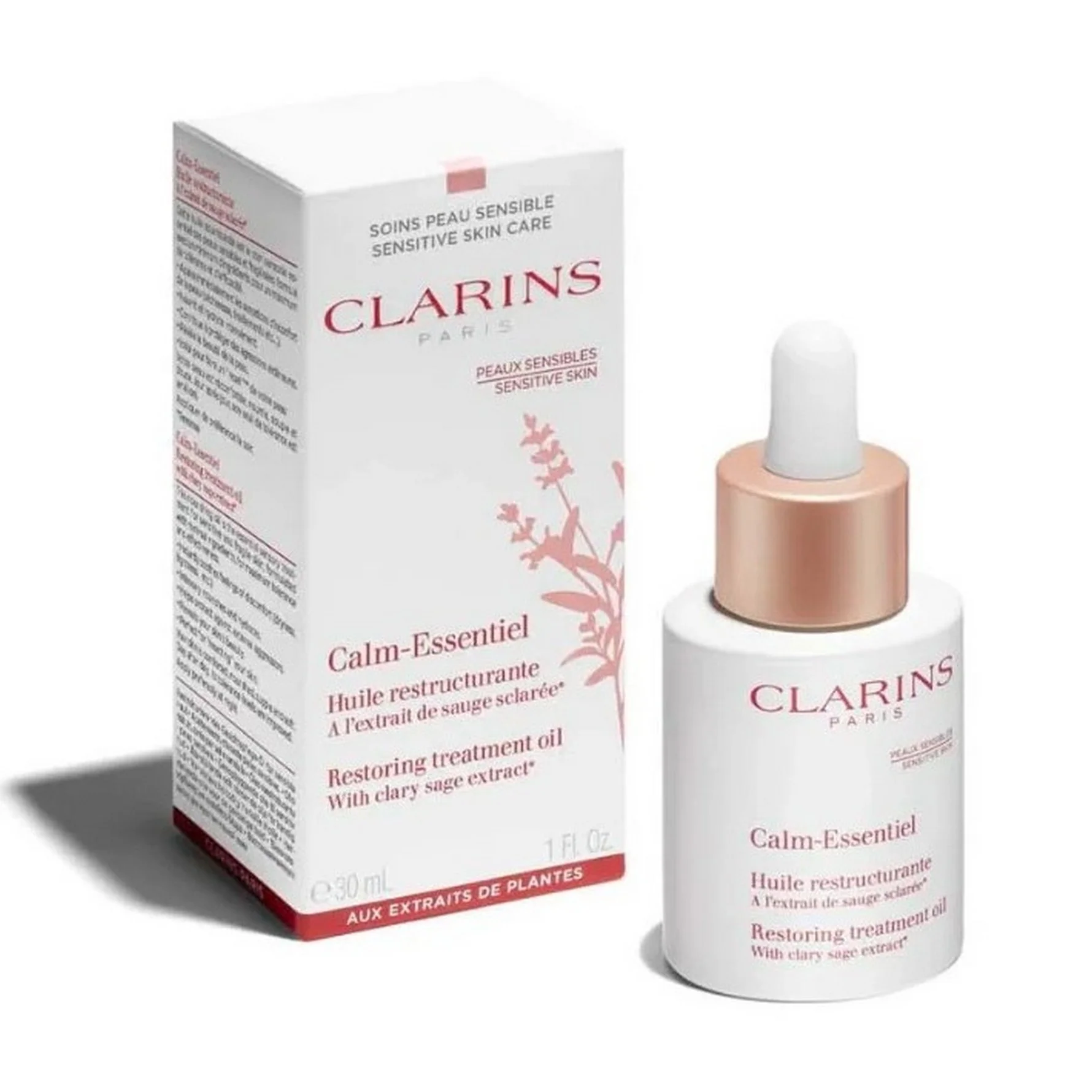 Clarins Calm Essential Restoring Treatment Oil 30ml - Image 2