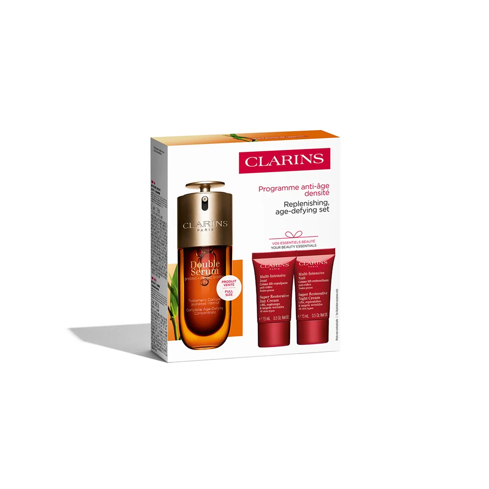 Clarins Double Serum & Super Restorative Value Pack - Image 2