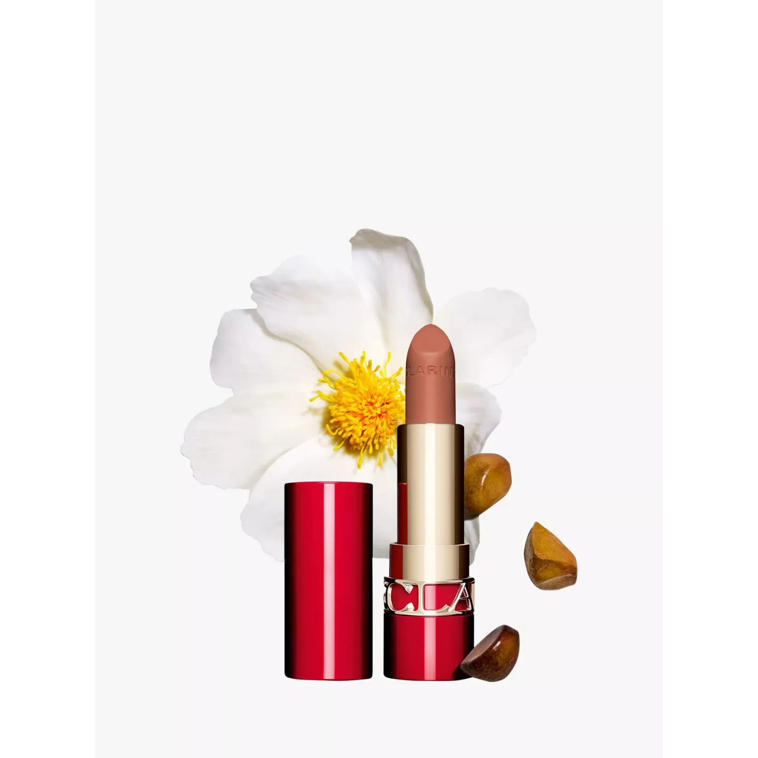 Clarins Joli Rouge Velvet 783 Almond Nude - Image 2