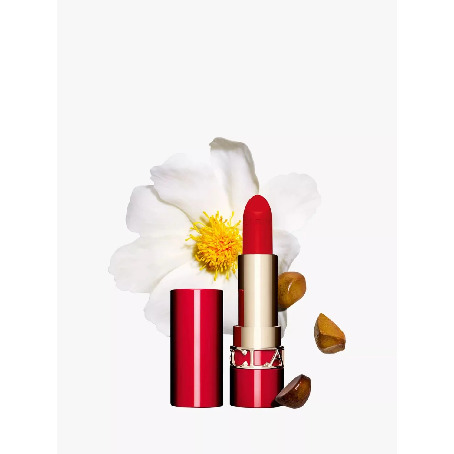 Clarins Joli Rouge Velvet Lipstick 792 Poppy - Image 2