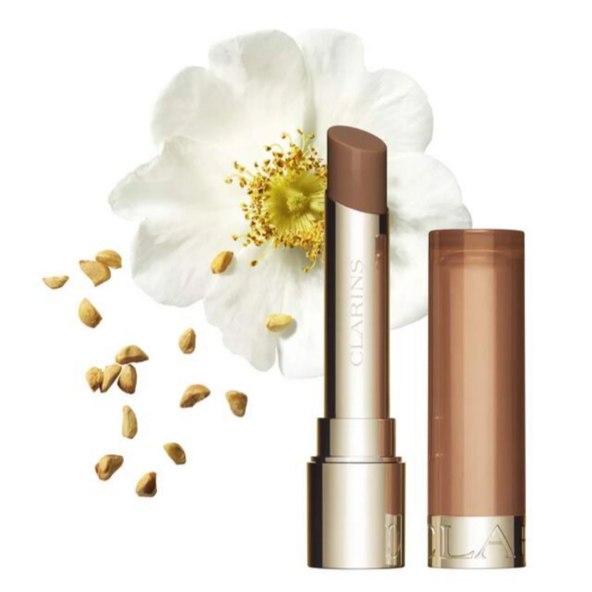 Clarins Lip Oil Balm - 04 Almond - Image 3