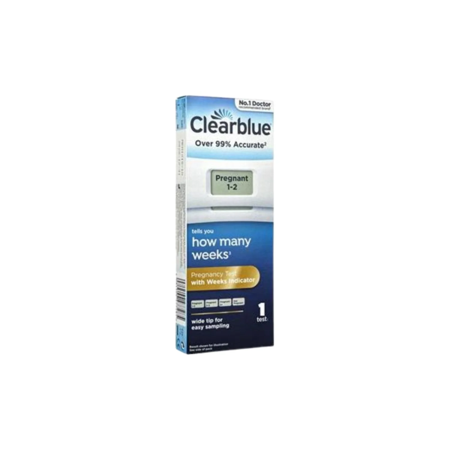 Clearblue Digital Pregnancy Test with Weeks Indicator – 1 Test