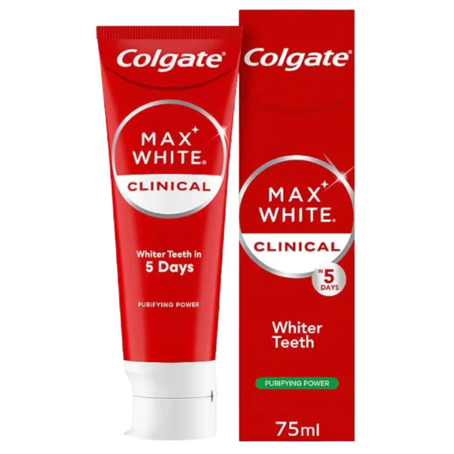 Colgate Max White Clinical Purifying Power Toothpaste 75ml