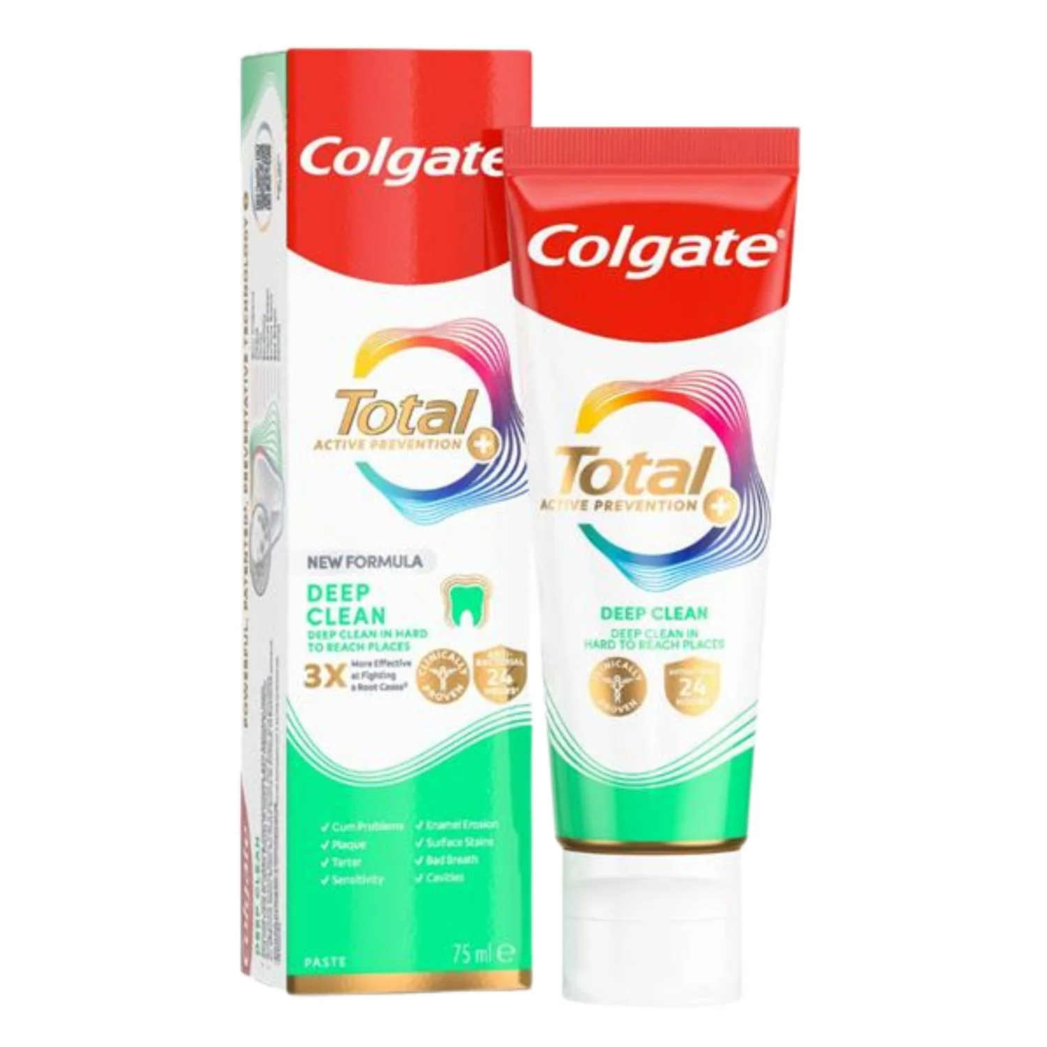 Colgate Total Active Protection Toothpaste Deep Clean 75ml