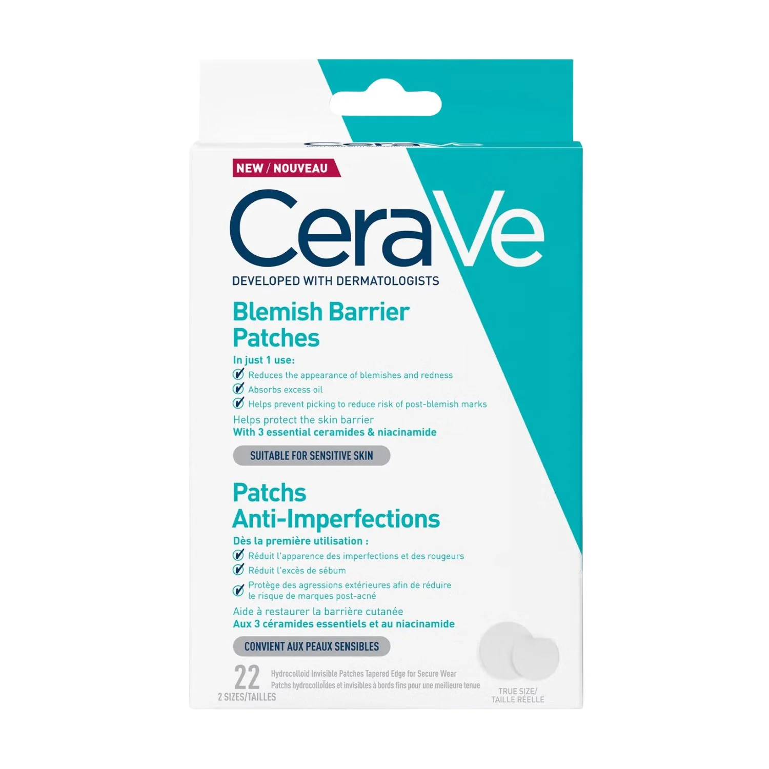 CeraVe Acne Control Patches (22 Pack)