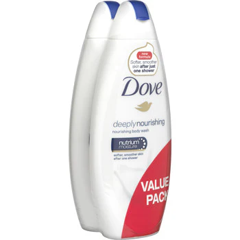 Dove Body Wash Nourish & Coconut 2 x 250ml