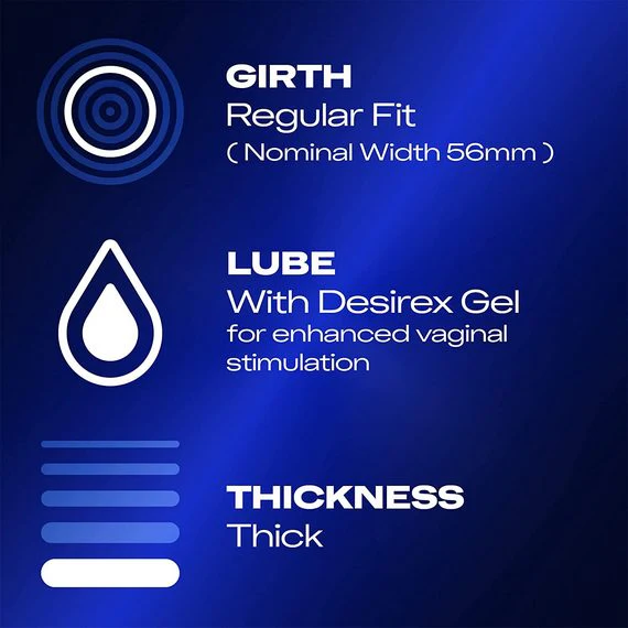 Durex Intense Ribbed & Dotted Condoms 12 Pack - Image 3