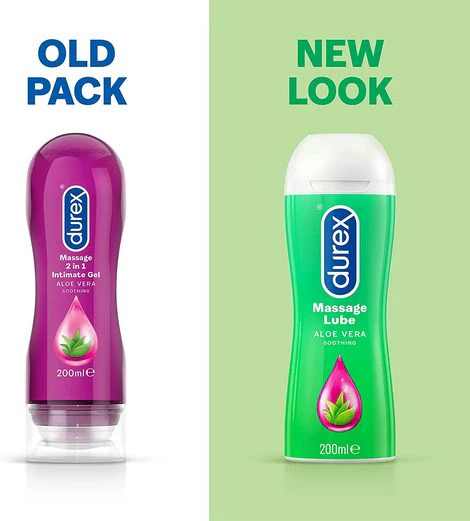 Durex Play 2in1 Soothing Aloe Vera Massage Gel 200ml - Image 2