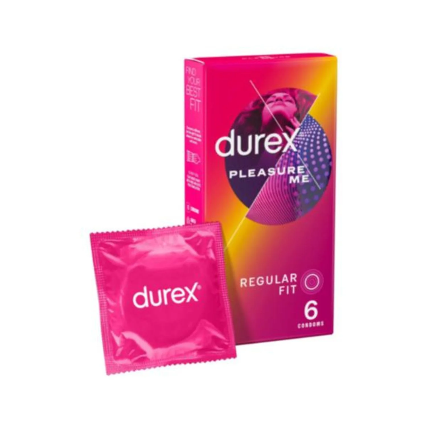 Durex Pleasure Me Condoms – 6 Pack
