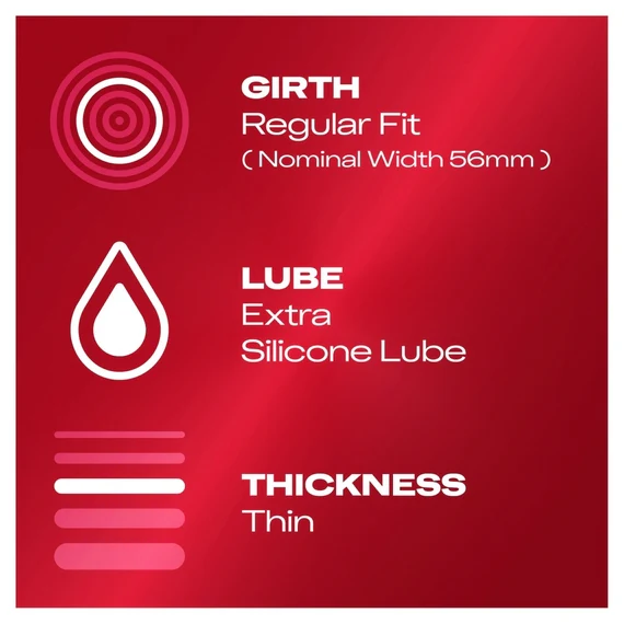 Durex Thin Feel Condoms 6 Pack - Image 3