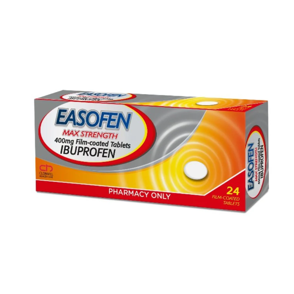 Easofen 400mg Max Strength Ibuprofen - 24 Tablets