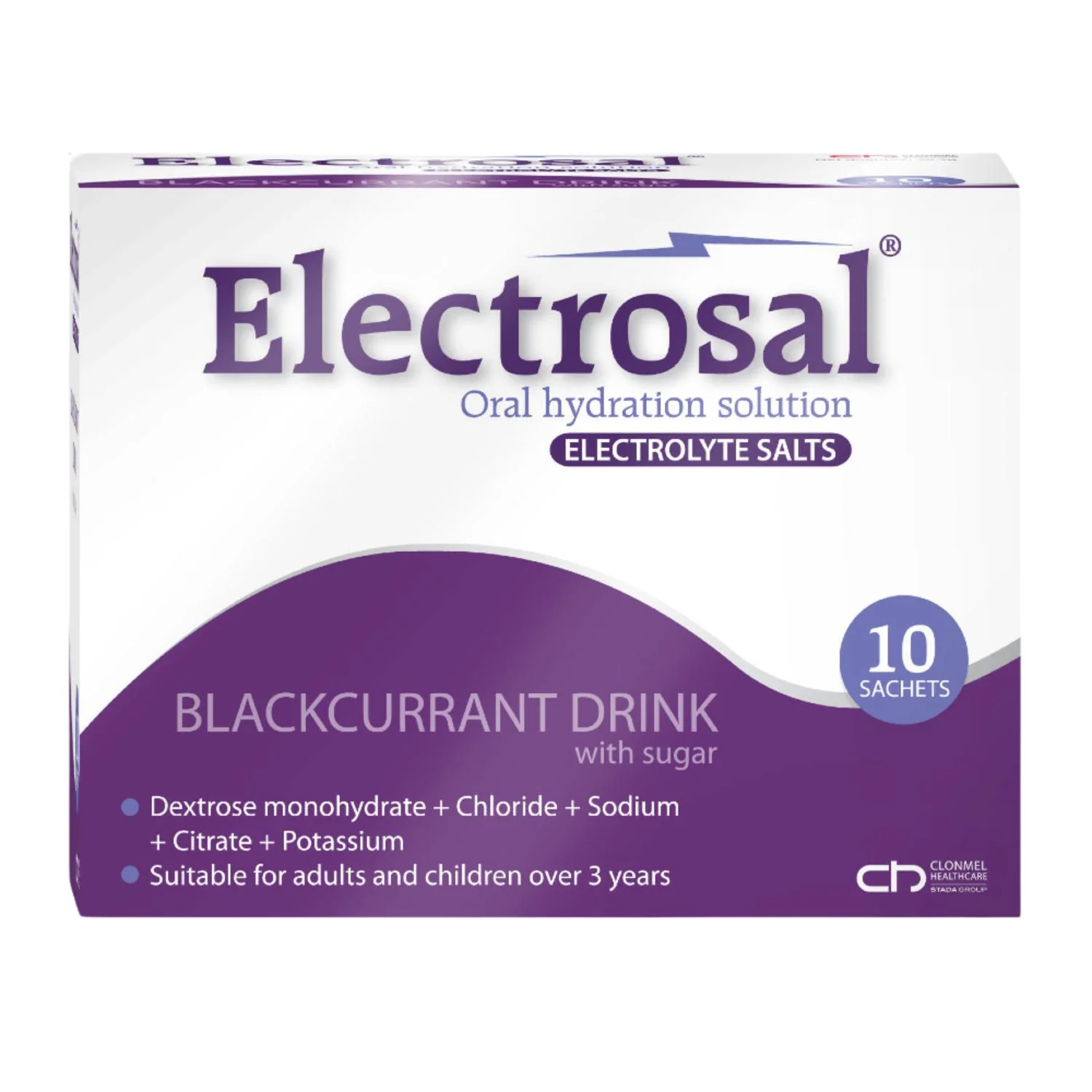 Electrosal Blackcurrant Hydration Sachets - 10 Pack