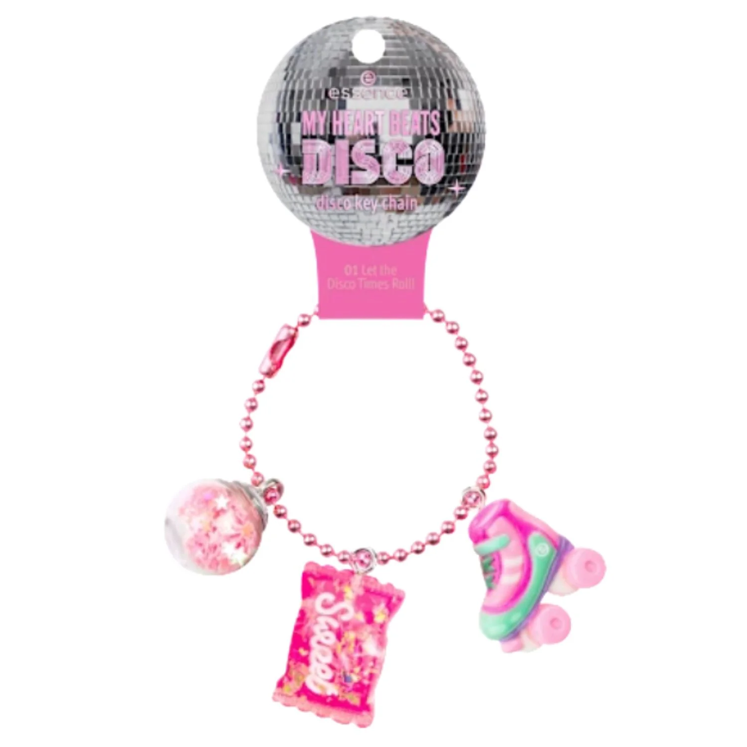 Essence Keychain Disco My Heart Beats Disco 01 Let the Disco Times Roll
