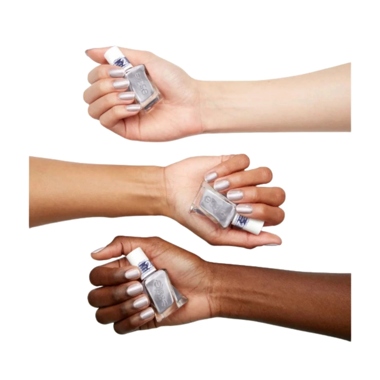 Essie Gel Couture Top Coat 564 Glazed Chrome - Image 2