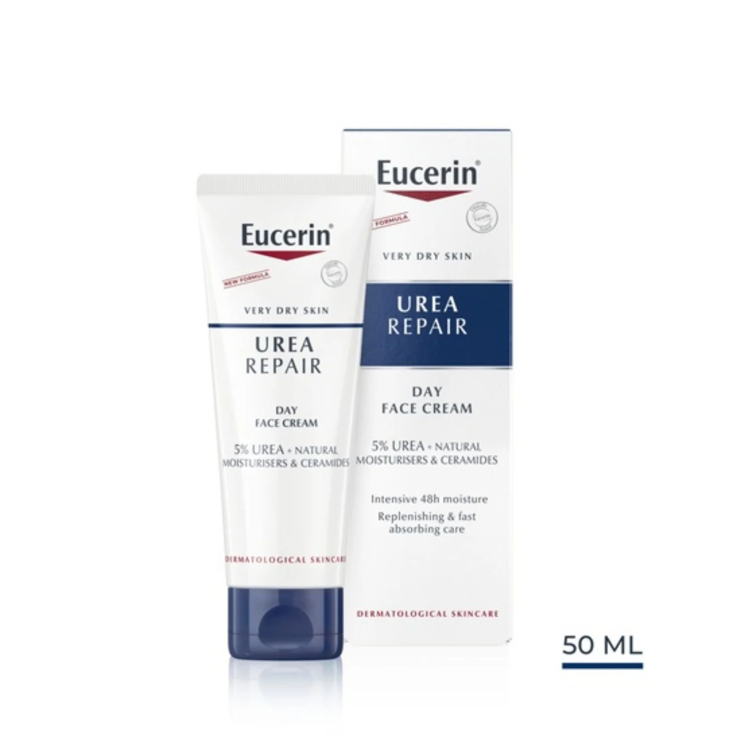 Eucerin Dry Skin Replenishing Face Cream 5% Urea 50ml - Image 2