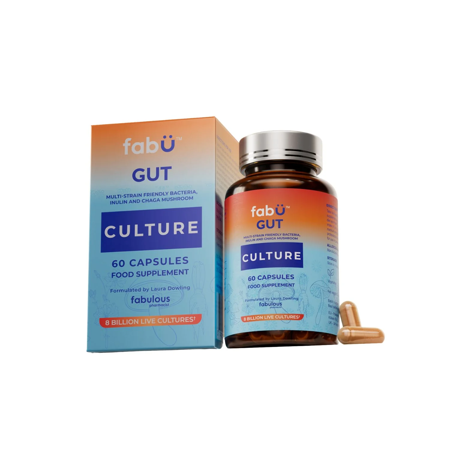FabU Gut Culture Capsules - 60 Capsules - Image 2