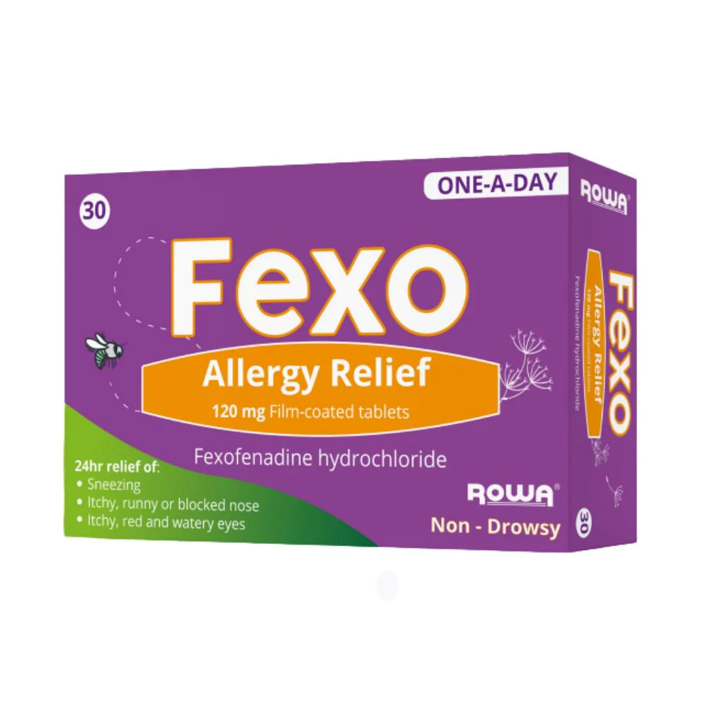 Fexo Allergy Relief 120Mg 30 Tablets