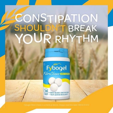 Fybogel Fibrechews Citrus 30 Chewable Tablets - Image 3