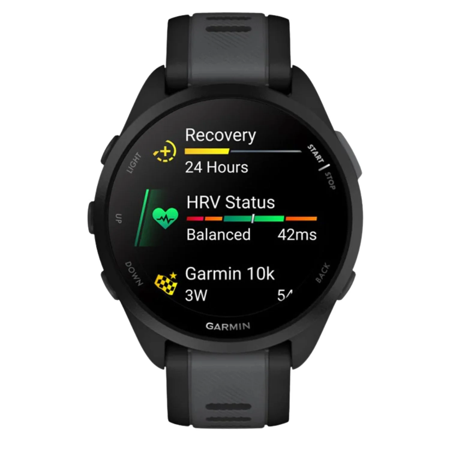 Garmin Forerunner 165 Music GPS Smartwatch – Black & Slate Grey - Image 2