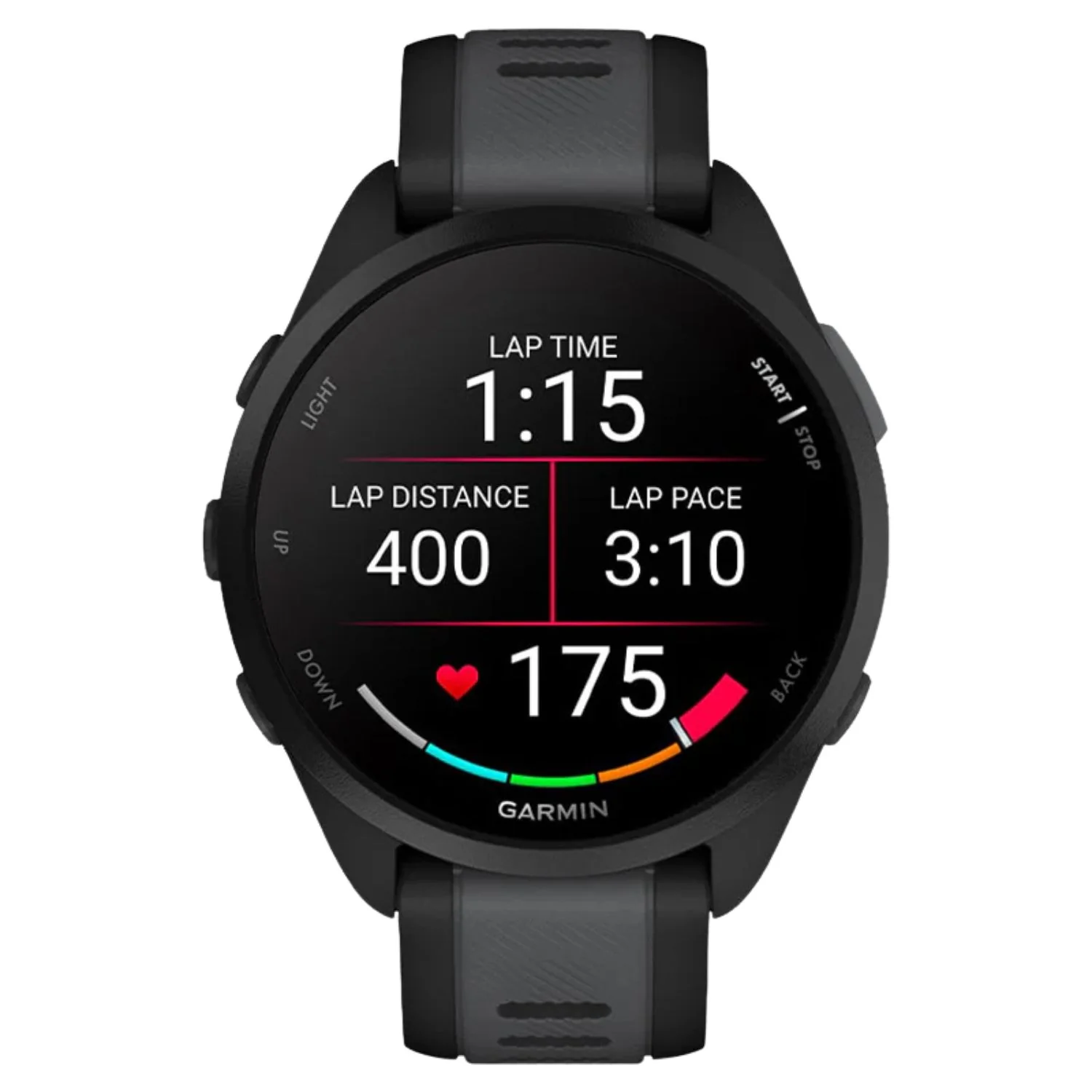 Garmin Forerunner 165 Music GPS Smartwatch – Black & Slate Grey - Image 3