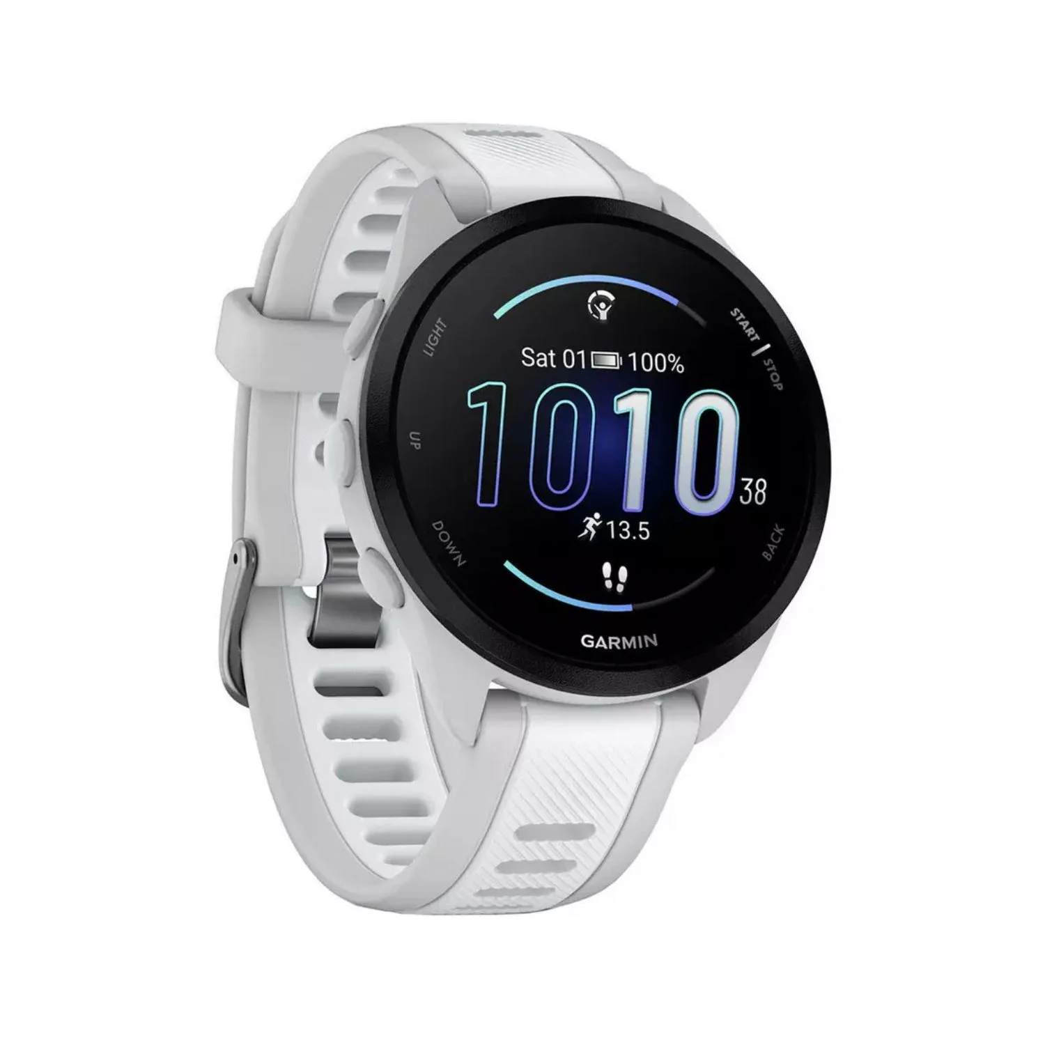 Garmin Forerunner 165 Music GPS Smartwatch – Mist Grey